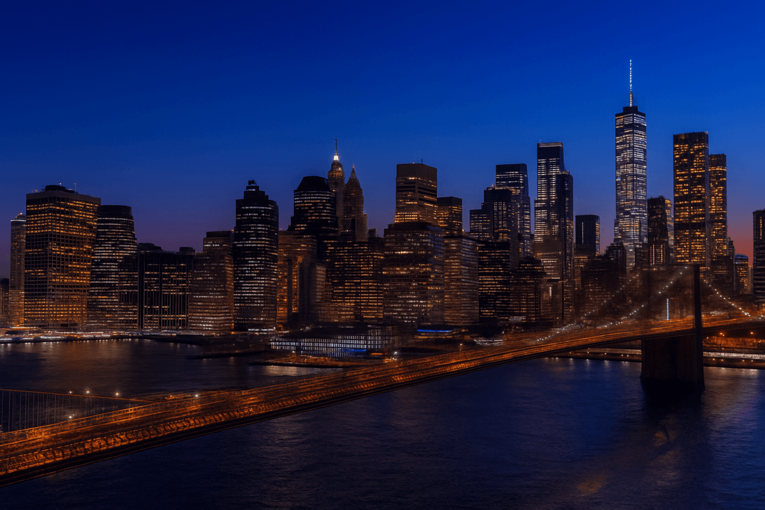 Financial cityscape